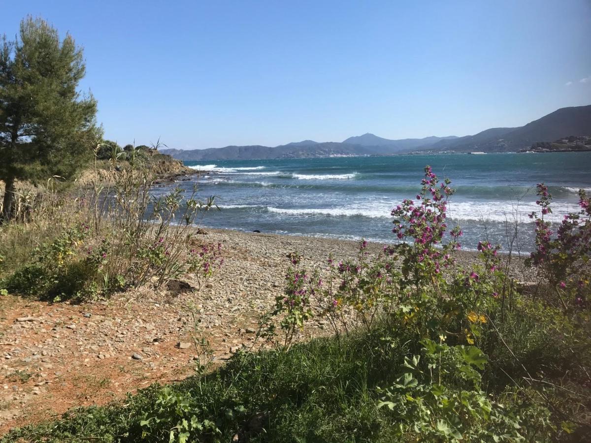A Chic Four-Person Apartment By The Beach At Cap Ras Llança Esterno foto